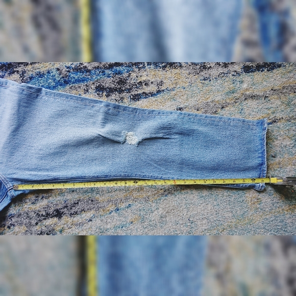 Levis Wedgie Straight Jeans Light Wash Tango Blue - Picture 16 of 16